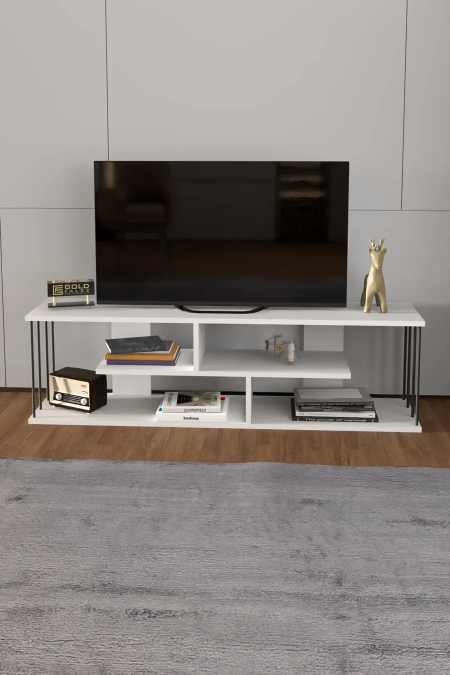 Tv Sehpası Raflı 140cm Detay