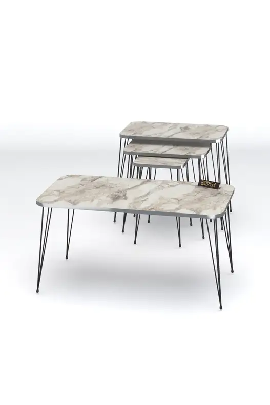 Square Silver Black Wire Coffee Table Set Square Silver Black Wire Coffee Table Set