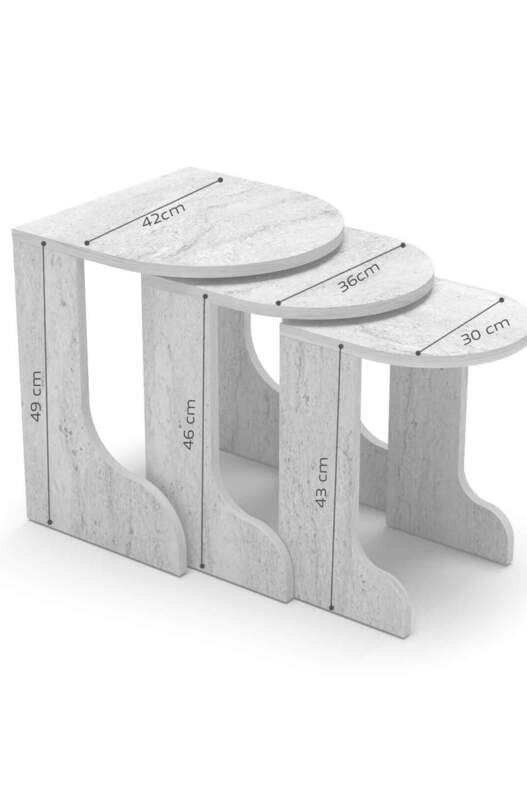 Setro 3 Piece Zigon Coffee Table Setro 3 Piece Zigon Coffee Table