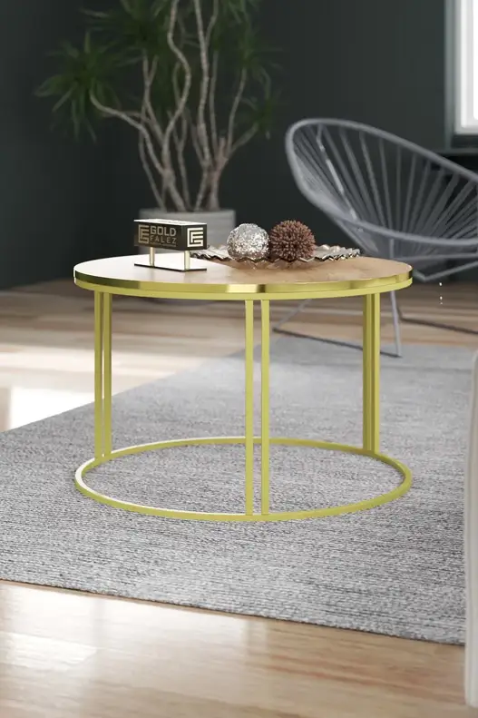 Middle Coffee Table Single Gold Luxury Special Middle Coffee Table Single Gold Luxury Special
