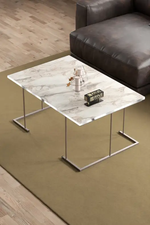 Solo Centre Coffee Table Silver Solo Centre Coffee Table Silver