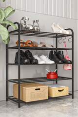 5 Shelf Metal Shoe Rack-Multipurpose Shelf