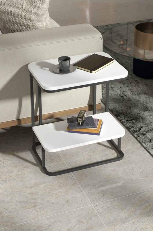 2-Tier Sofa Table Side Table