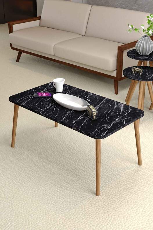 Wooden Centre Coffee Table Square