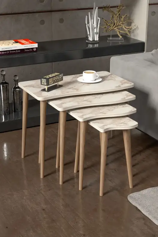 Zigon Coffee Table Wooden 4 Piece Square Zigon Coffee Table Wooden 4 Piece Square