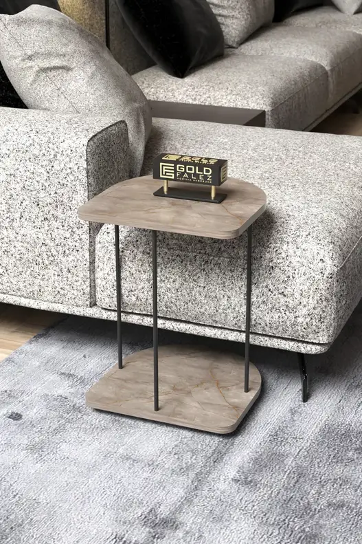 Wheeled Side Table Oval Wheeled Side Table Oval
