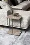 Wheeled Side Table Oval