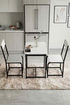 2-Person Kitchen Dining Set with Chairs - 5