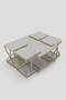 V Lux 5 Piece Center and Zigon Coffee Table Set