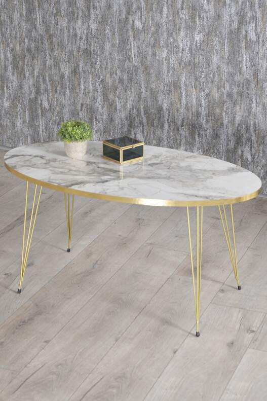 Gold Wire Zigon Coffee Table Set Ellipse Gold Wire Zigon Coffee Table Set Ellipse