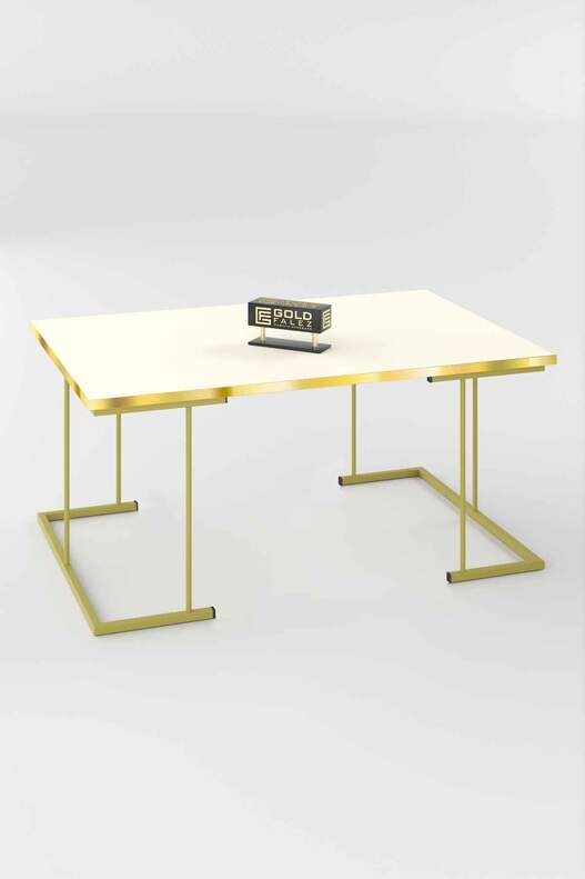 Solo Centre Coffee Table Gold Solo Centre Coffee Table Gold