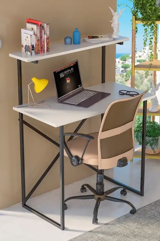 Çalışma Masası Kitaplıklı Çalışma Masası Kitaplıklı