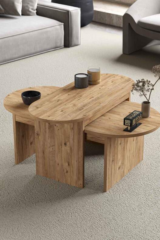 Setro 2 Piece Middle Coffee Table Setro 2 Piece Middle Coffee Table