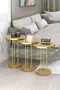 Gold Terra Zigon Coffee Table