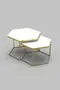 Hexagonal Double Lux Coffee Table