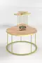 Coffee Table and Zigon Coffee Table Terra Set Gold