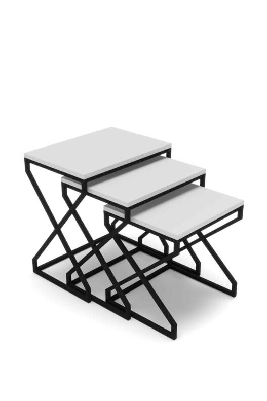 V Lux 3 Piece Zigon Coffee Table V Lux 3 Piece Zigon Coffee Table
