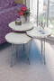 Silver Wire Coffee Table Set Ellipse