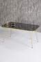Gold Wire Zigon Coffee Table Set Square