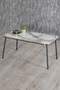 Black Metal Double Gold Coffee Table Set Square