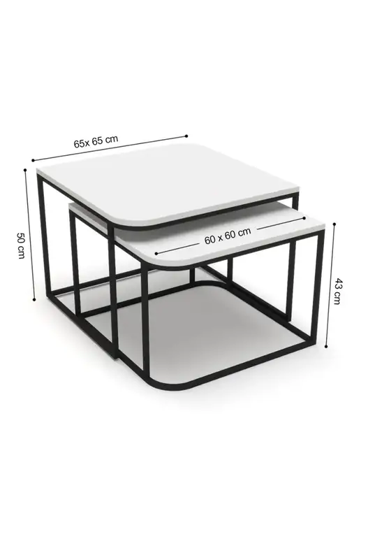 Damla Double Coffee Table Damla Double Coffee Table