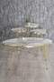 Gold Wire Zigon Coffee Table Set Ellipse
