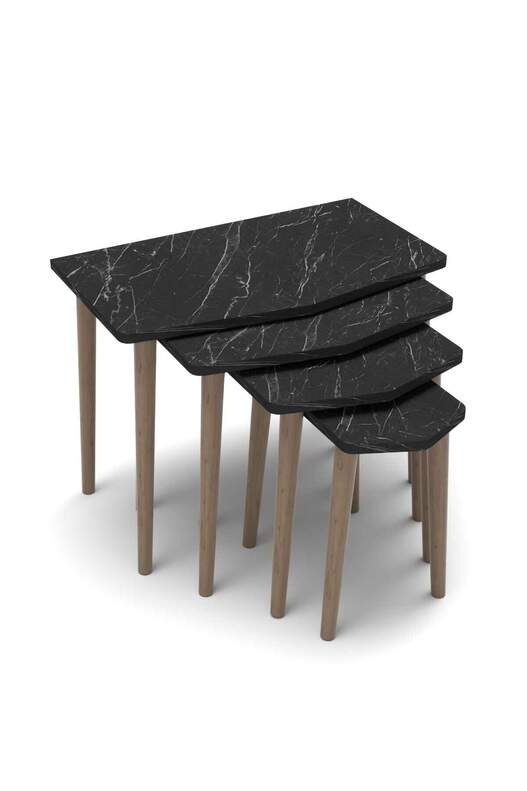 Elya Wooden 4 Piece Zigon Coffee Table Elya Wooden 4 Piece Zigon Coffee Table