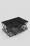V Lux 5 Piece Center and Zigon Coffee Table Set