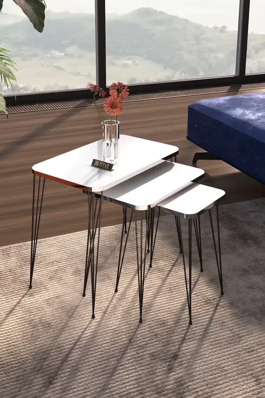 Black Wire Silver Square Zigon Coffee Table Black Wire Silver Square Zigon Coffee Table