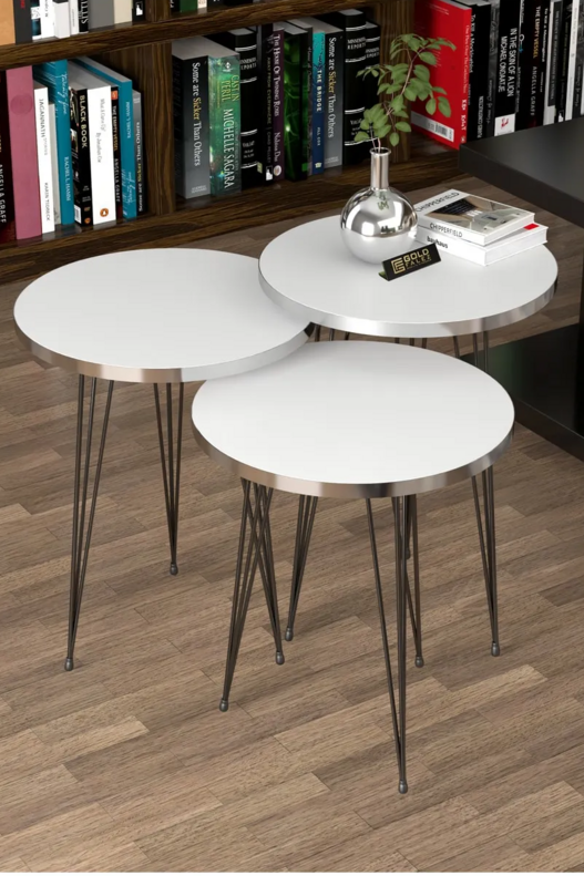 Black Wire Silver Zigon Coffee Table Black Wire Silver Zigon Coffee Table