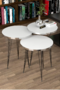 Black Wire Silver Zigon Coffee Table