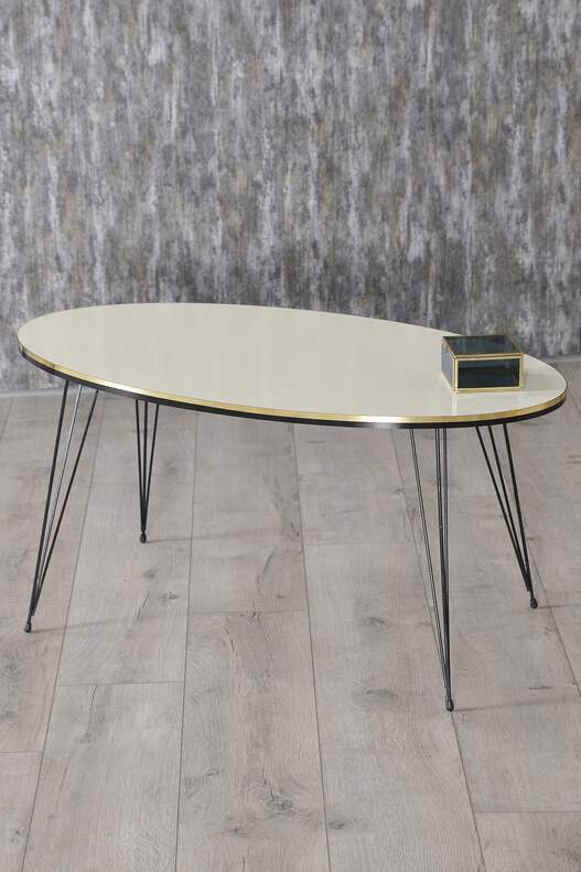 Black Wire Double Gold Coffee Table Set Ellipse Black Wire Double Gold Coffee Table Set Ellipse