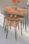Black Wire Square Zigon Coffee Table
