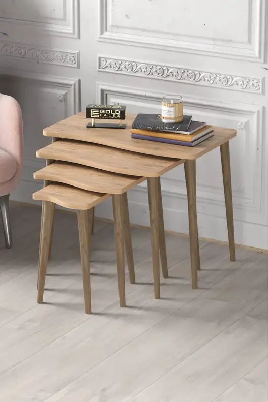 Zigon Coffee Table Wooden 4 Piece Square Zigon Coffee Table Wooden 4 Piece Square