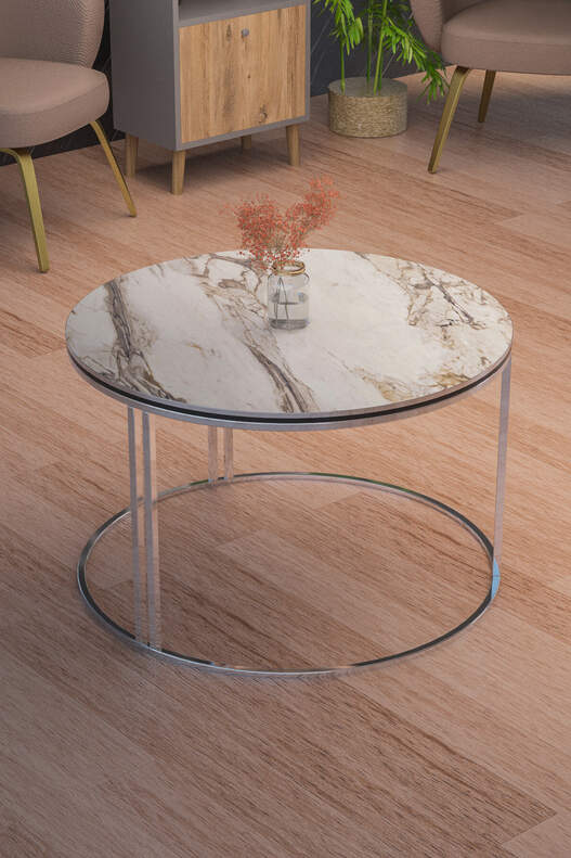 Middle Coffee Table Single Silver Luxury Special Middle Coffee Table Single Silver Luxury Special
