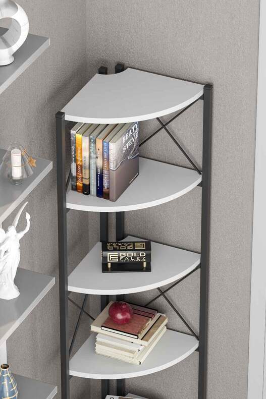Bookshelf 6 Corner Shelf Bookshelf 6 Corner Shelf