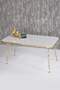 Gold Wire Zigon Coffee Table Set Square