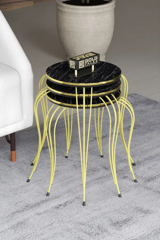 Zigon Coffee Table Luxury Double Gold Zigon Coffee Table Luxury Double Gold