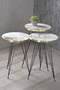 Black Wire Gold Zigon Coffee Table