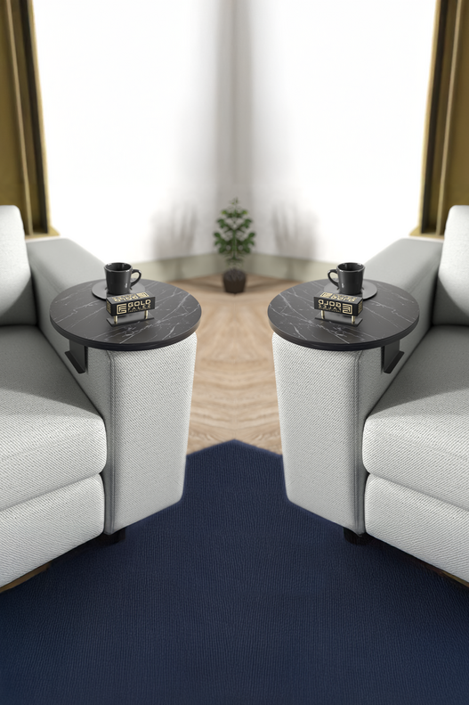 Decorative Double (2 pcs.) Side Table Round Decorative Double (2 pcs.) Side Table Round