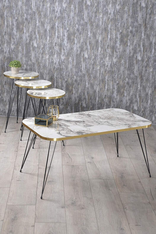 Black Wire Gold Coffee Table Set Square Black Wire Gold Coffee Table Set Square