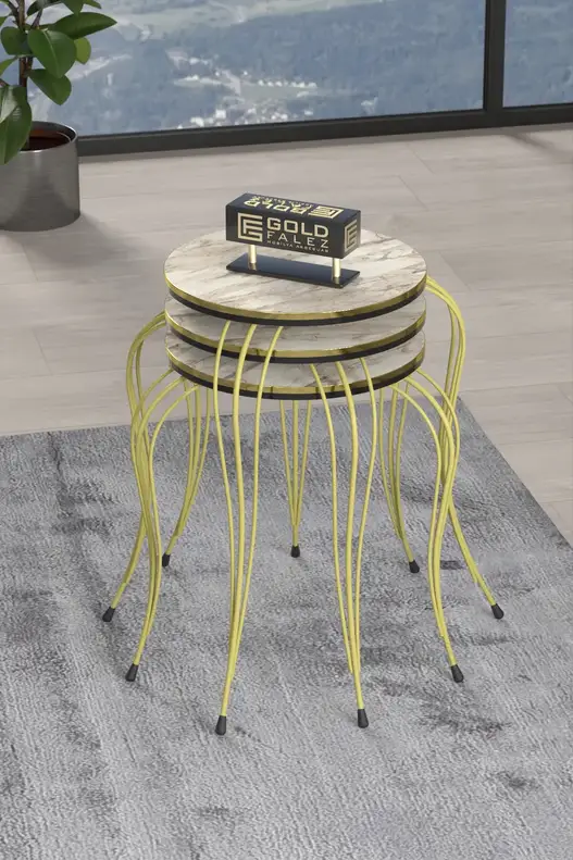 Zigon Coffee Table Luxury Double Gold Zigon Coffee Table Luxury Double Gold