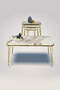 Square Gold Wire Double Gold Coffee Table Set