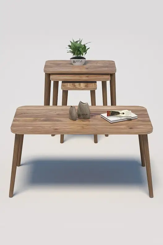 Wooden Square Coffee Table Set Wooden Square Coffee Table Set