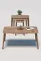 Wooden Square Coffee Table Set