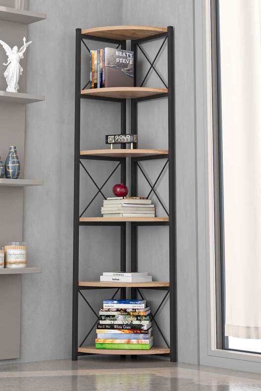 Bookshelf 6 Corner Shelf Bookshelf 6 Corner Shelf