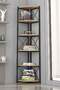 Bookshelf 6 Corner Shelf