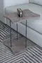 Side Table with Wheels
