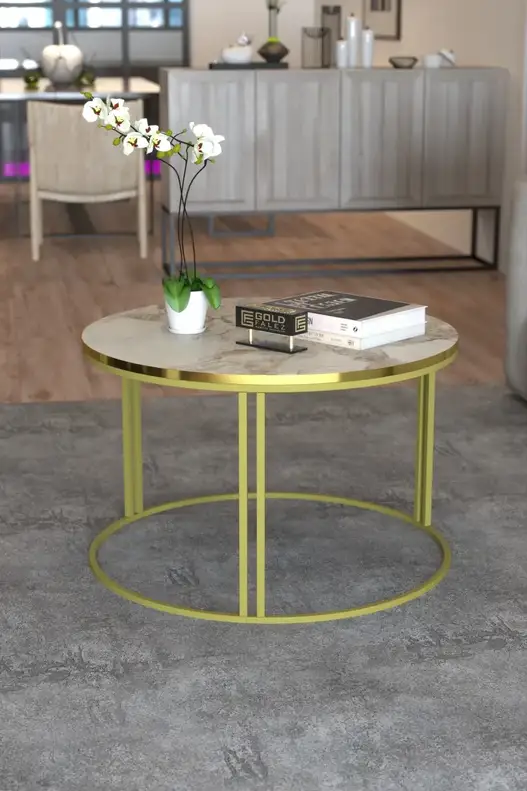 Middle Coffee Table Single Gold Luxury Special Middle Coffee Table Single Gold Luxury Special