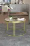 Middle Coffee Table Single Gold Luxury Special